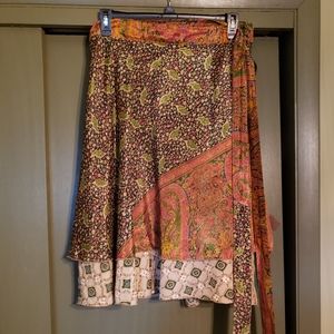 Sari Wrap Skirt DGY